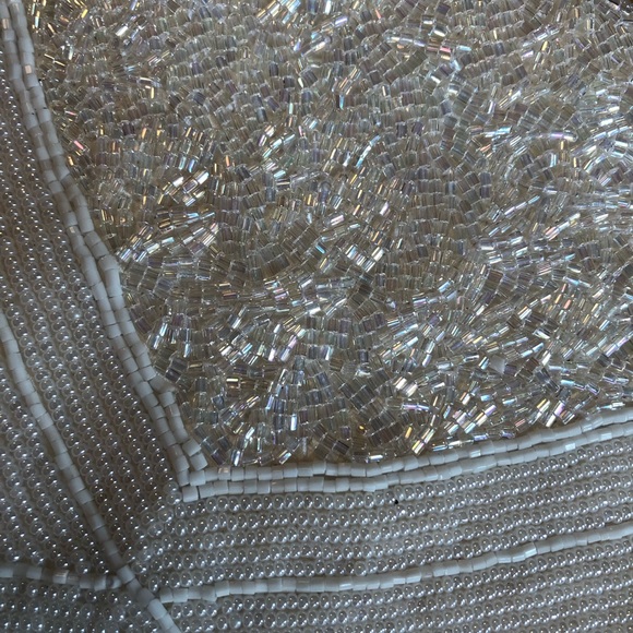 Beaded Zip Clutch/Makeup Bag HandMade by Du Val - Picture 3 of 8